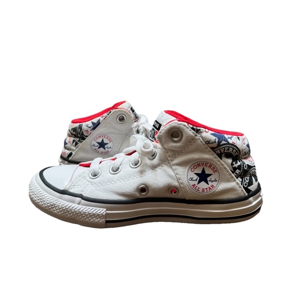Converse Chuck Taylor All Star Axel Patchwork White Red Blue Shoes Boy Unisex 13 - Picture 3 of 9